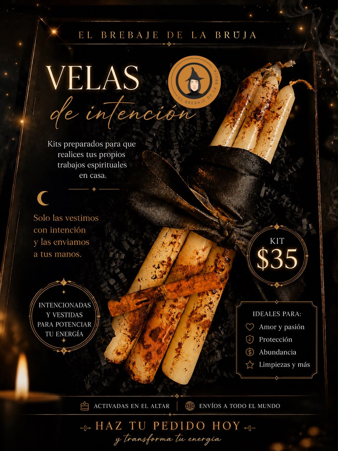 Kit de Velas de Intención