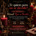 Ritual Que se Decida, oferta de hoy: grupal $70 y privado $170