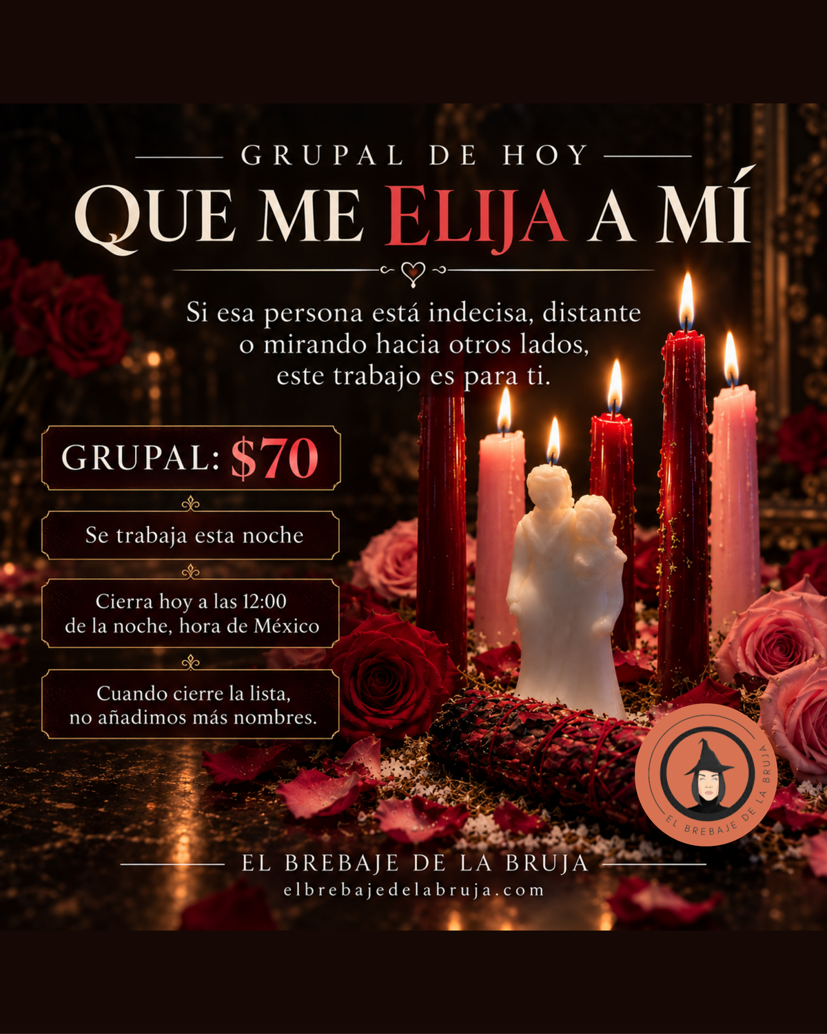 QUE ME ELIJA A MÍ — Ritual Grupal